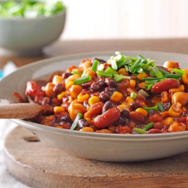 Sweet & spicy beans