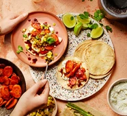 Sweet & spicy carrot tacos