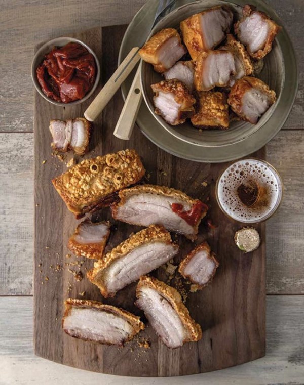 Sweet & spicy pork belly
