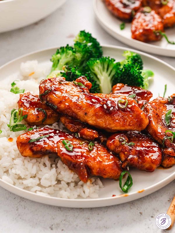 Sweet & spicy sticky chicken