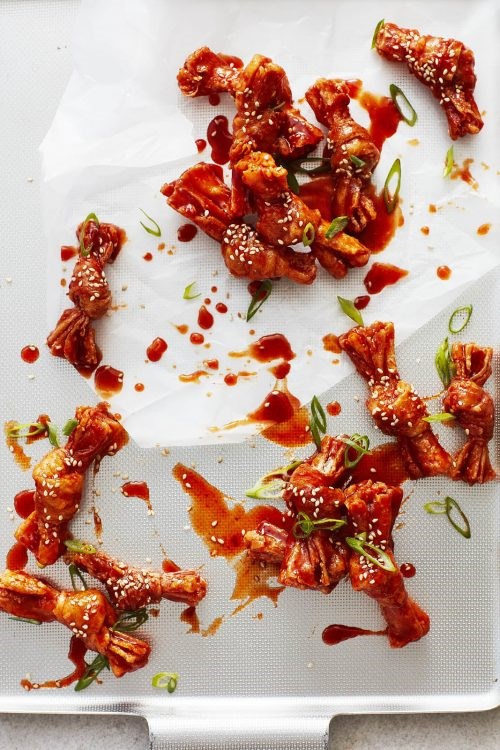 Sweet & sticky tofu knots