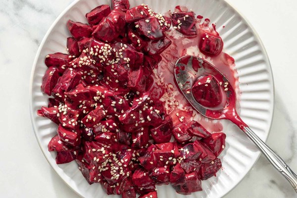 Sweet and creamy beets