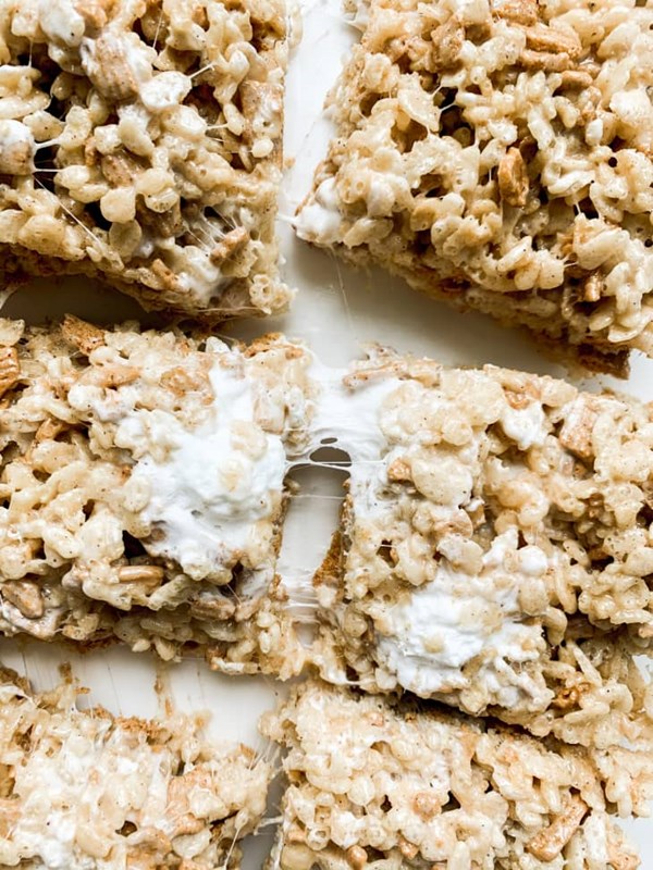 Sweet and salty crispy rice treats