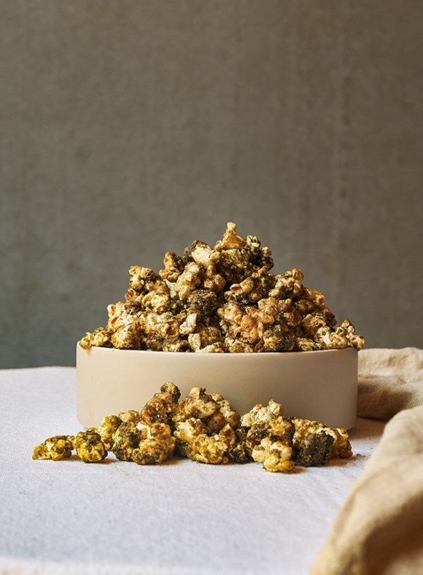 Sweet and salty nori popcorn
