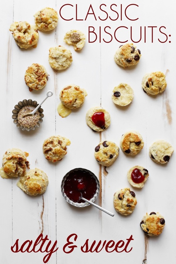 Sweet and savory buttermilk biscuits