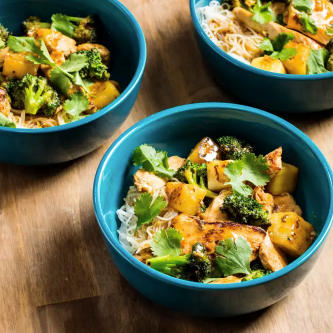 Sweet and savory chicken stir-fry