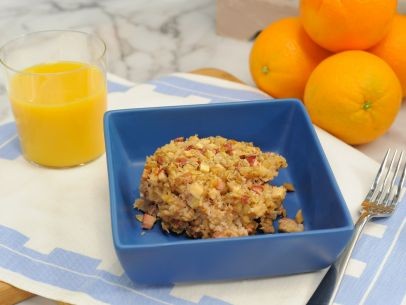 Sweet and savory oatmeal bake