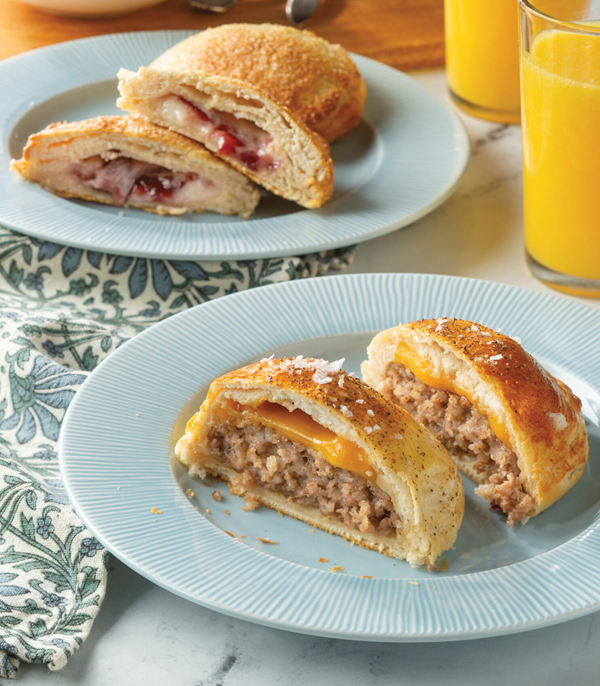 Sweet and savoury breakfast biscuits