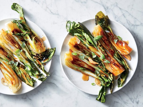 Sweet and sour bok choy