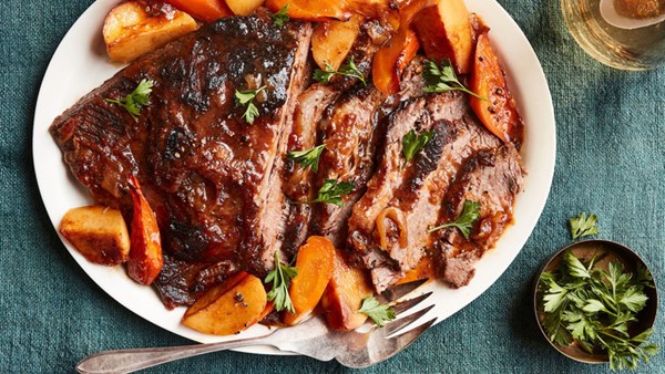 Sweet-and-sour brisket