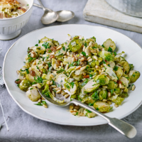 Sweet and sour Brussels sprouts