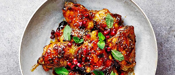 Sweet and sour caramel chicken