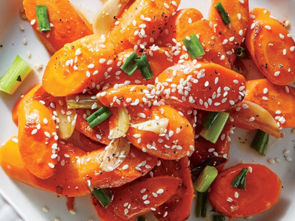 Sweet-and-sour carrots