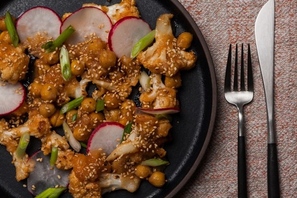 Sweet and sour cauliflower