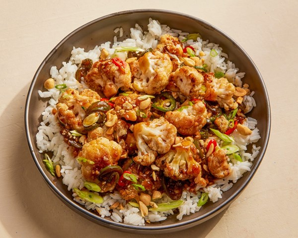 Sweet-and-sour cauliflower