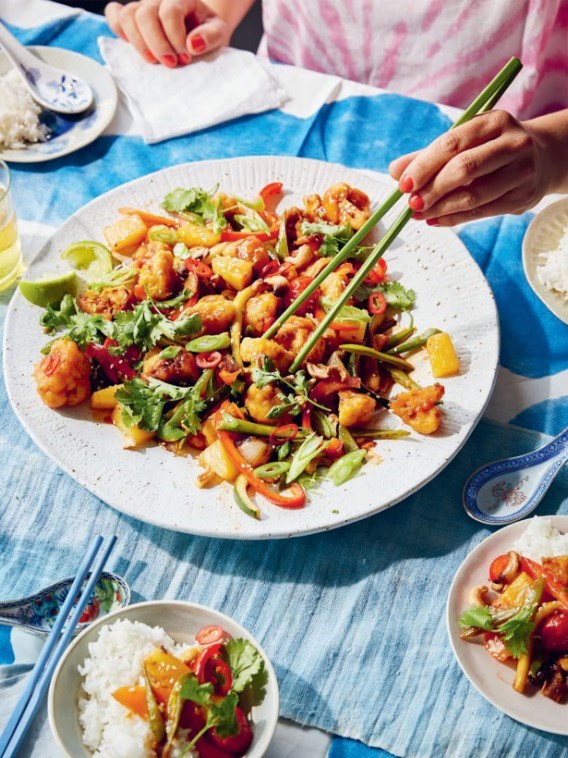 Sweet and sour cauliflower (Bông cải trắng xào chua ngọt)