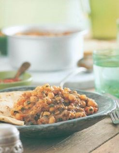 Sweet and sour chickpeas