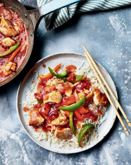 Sweet and sour chilli chicken