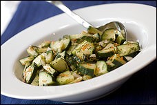 Sweet and sour cucumber salad 