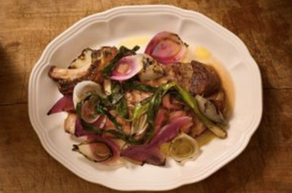 Sweet-and-sour grilled onions