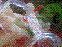 Sweet and sour jicama salad (Tangcu digua / 糖醋地瓜)
