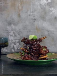 Sweet and sour lamb ribs