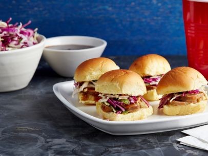 Sweet and sour pork sliders