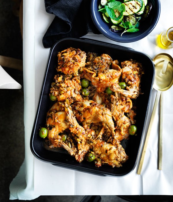 Sweet and sour rabbit (Coniglio all'agrodolce)