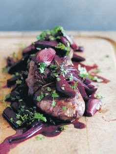 Sweet and sour roasted fillet of venison (Filet de biche rôti aigre-doux)