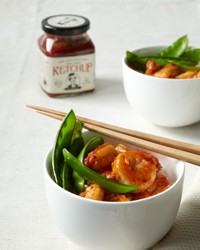 Sweet-and-sour shrimp