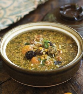 Sweet and sour soup (Osh-e miveh)