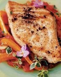 Sweet-and-sour swordfish
