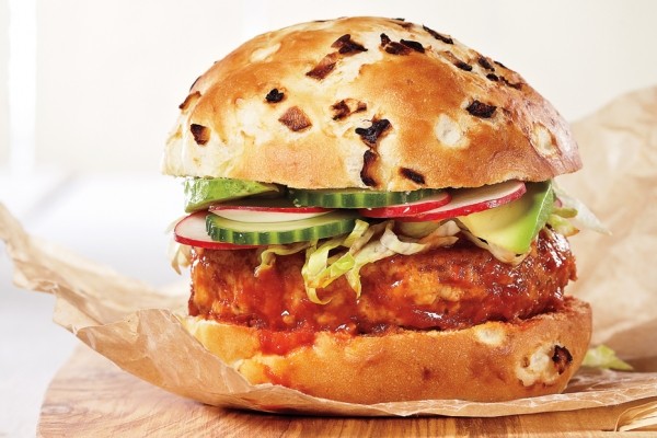Sweet-and-sour turkey burgers