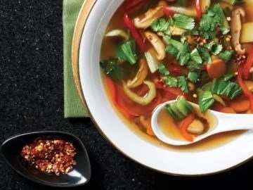 Sweet and sour vegetable soup
