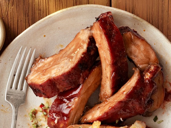 Sweet-and-spicy baby back ribs