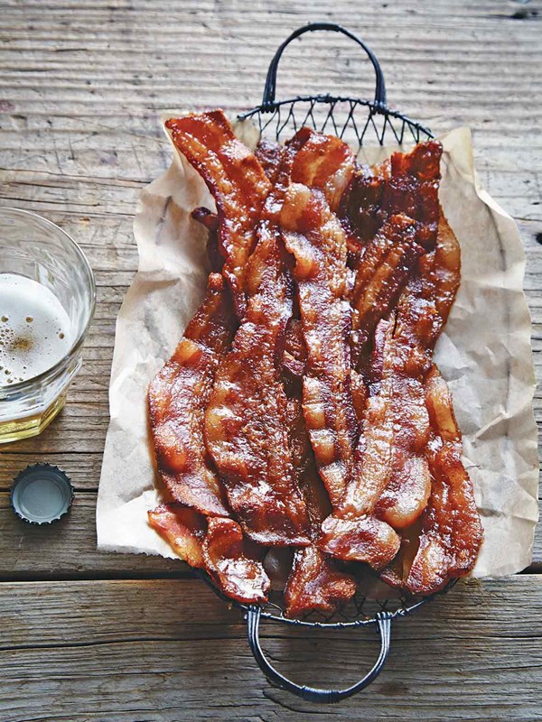 Sweet and spicy bacon