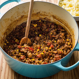 Sweet-and-spicy beef chili
