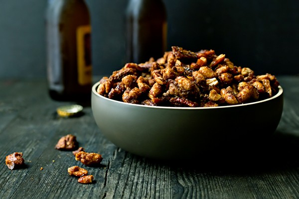 Sweet and spicy candied nuts