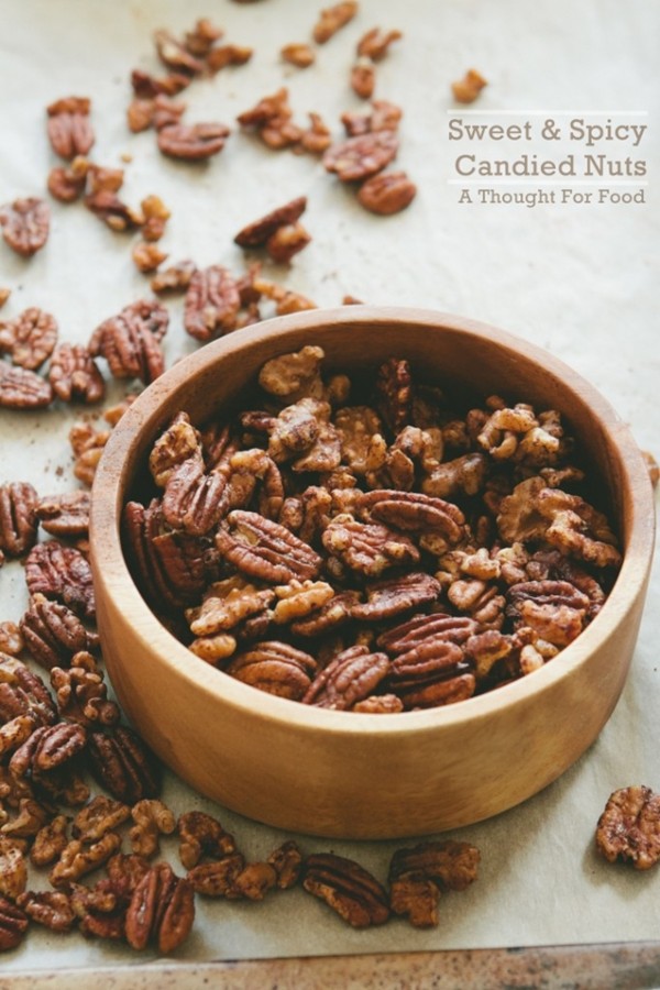 Sweet and spicy candied nuts