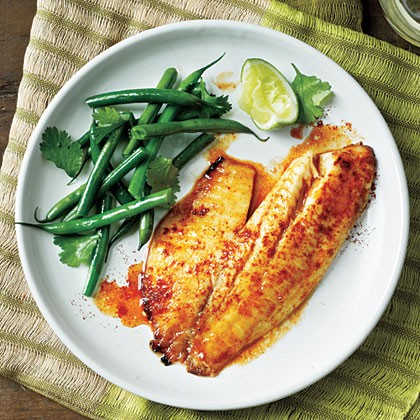 Sweet and spicy citrus tilapia