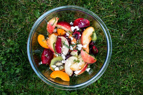 Sweet and spicy fruit salad