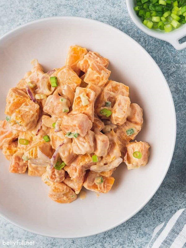 Sweet and spicy potato salad