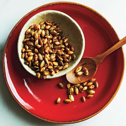 Sweet and spicy pumpkinseeds