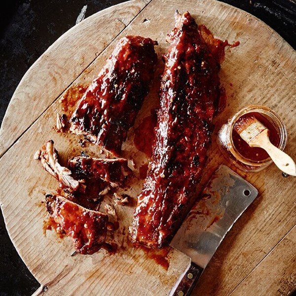 Sweet and sticky baby back ribs