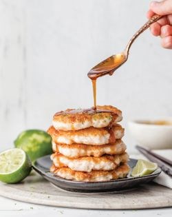 Sweet and sticky shrimp cakes