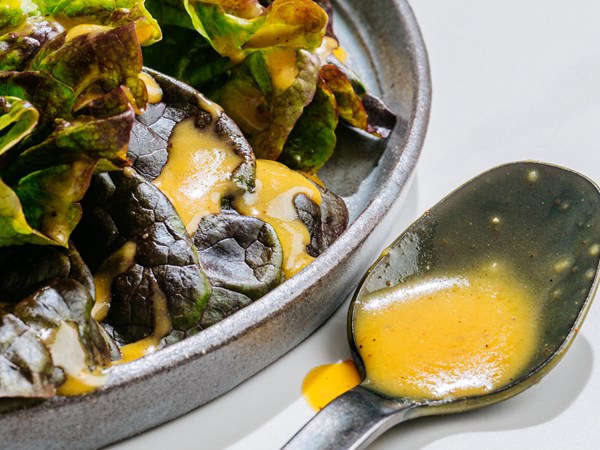Sweet and tangy mustard dressing