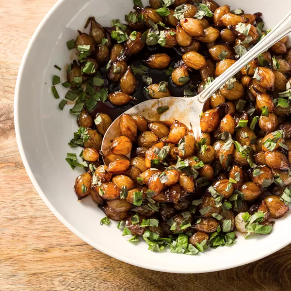 Sweet and tangy pearl onions