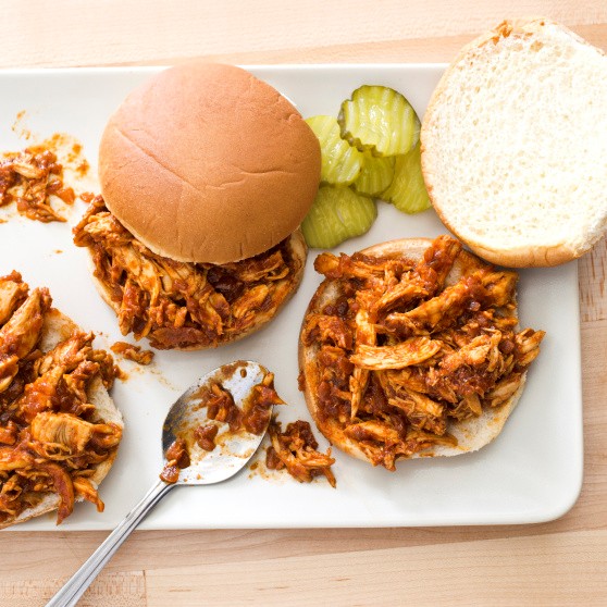 Sweet and tangy pulled chicken