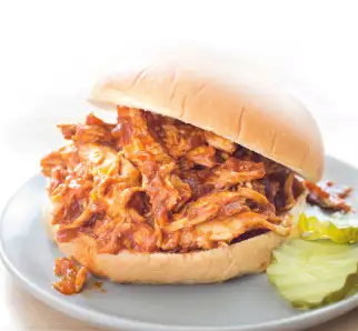 Sweet and tangy pulled chicken