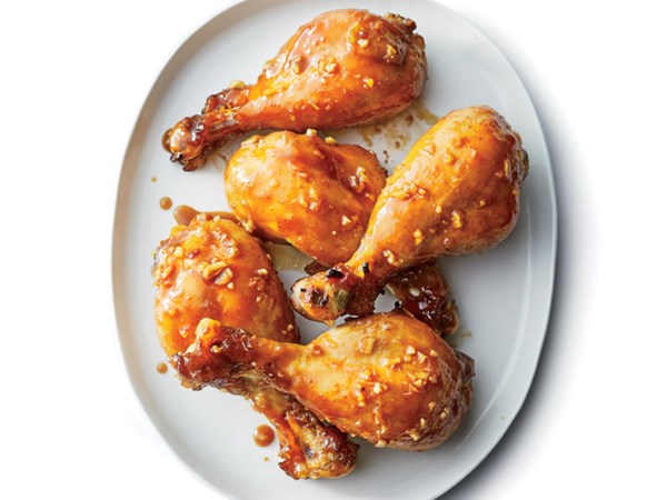 Sweet BBQ drumsticks